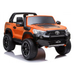 Elektrické autíčko - Toyota Hillux - lakované - oranžové